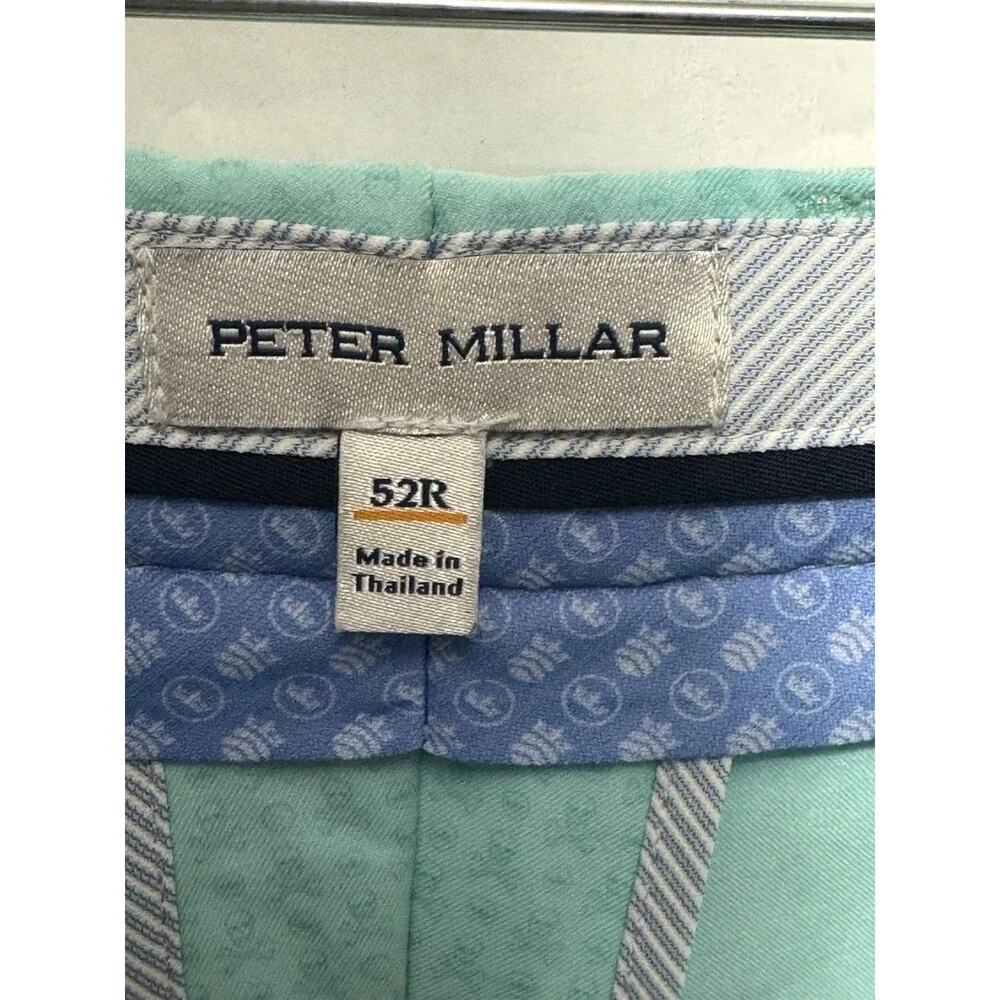 Peter Millar Crown Sport Salem Skull-In-One Performance Shorts 52R Cabana Blue